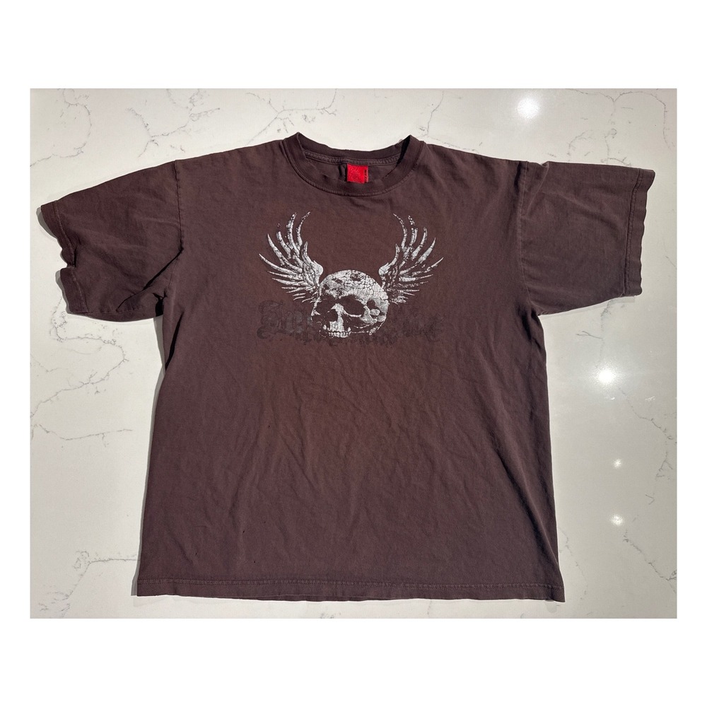JNCO Jeans Vintage Skull Wings Graphic T-Shirt